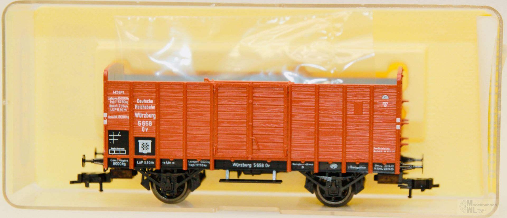 Trix 23583 - Trix - Güterwagen ged. DRG Ep.II H0/GL